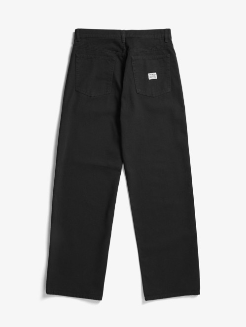 Korshavn relaxed 5 pocket pants heavy twill black 