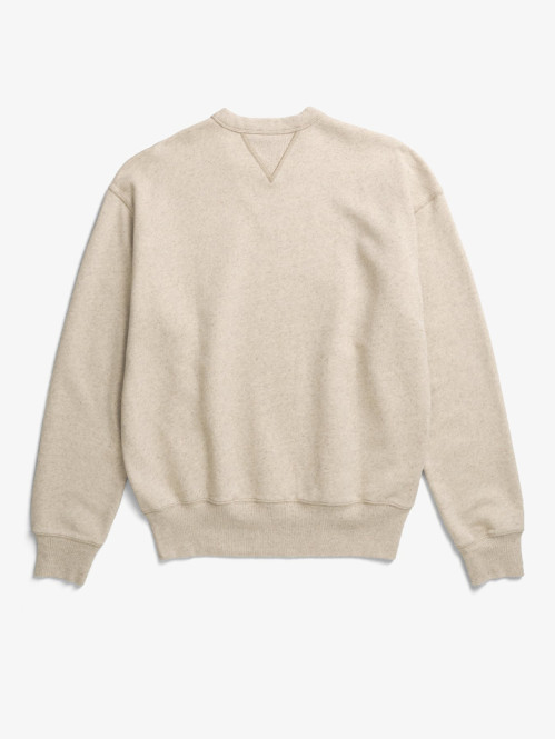 Kulhuse cotton linen loopback sweatshirt natural 