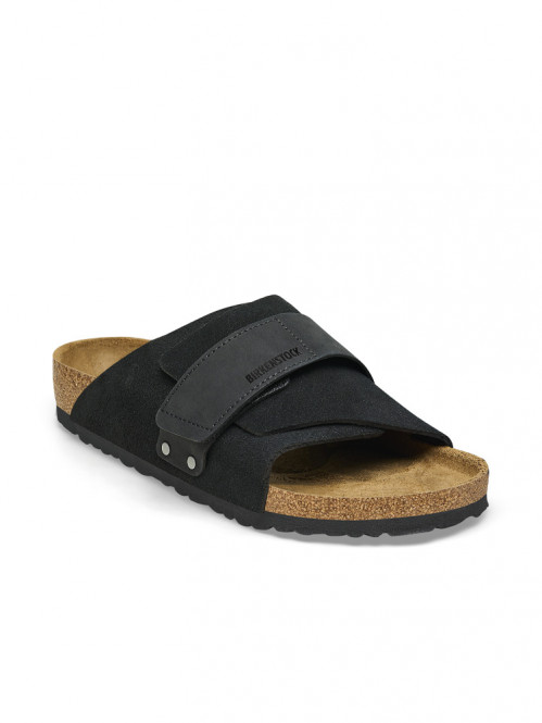 Kyoto nubuck suede sandals black 