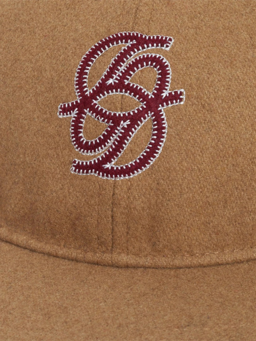 La casquette monogramme cap beige 