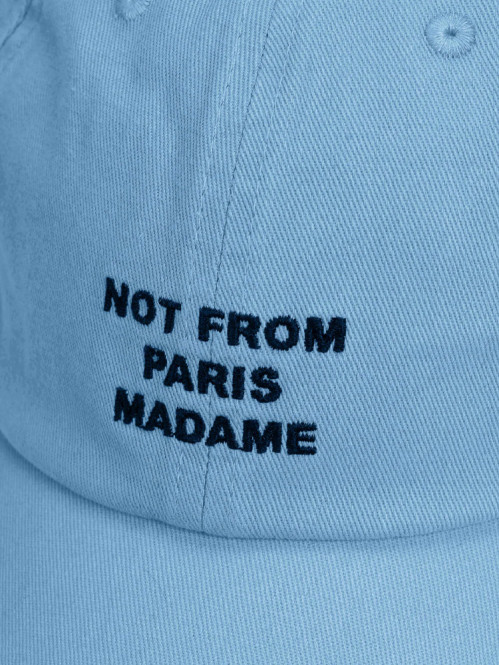 La casquette slogan light blue 