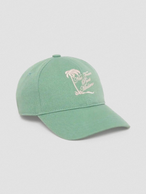 La casquette slogan water green 