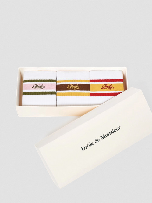 La chaussette drole rayée socks multi 