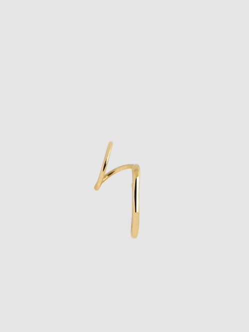 Lake twirl earring gold 