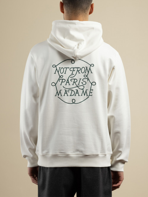 Le hoodie slogan tresses off white 