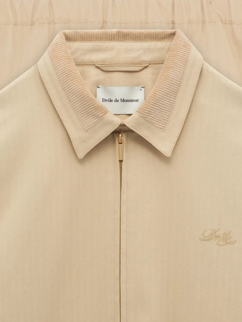 Le blouson drole beige 