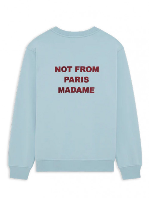 Le sweatshirt slogan lt blue 