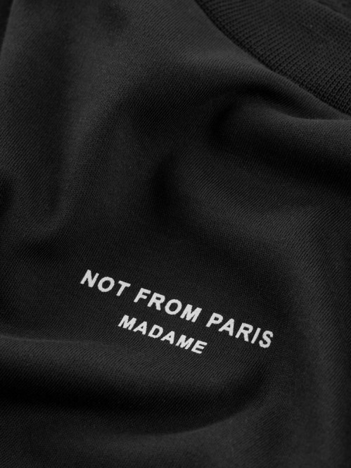 Le t-shirt slogan classique black 
