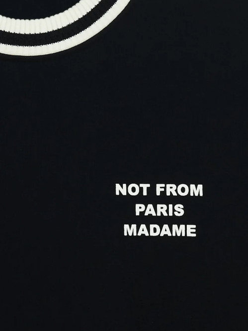Le sweatshirt slogan sport black L