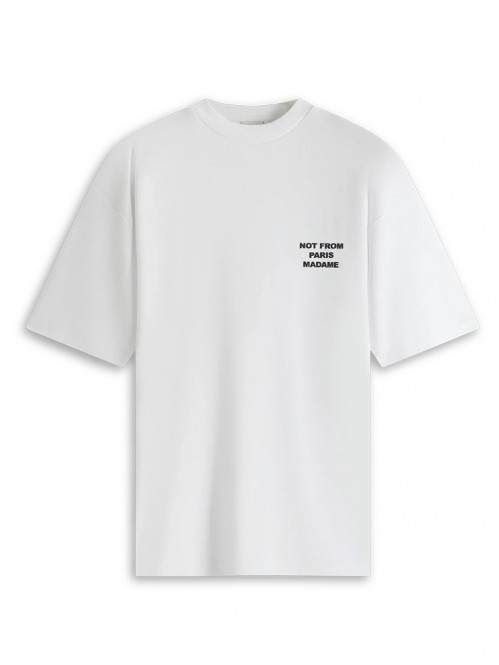 Le t-shirt slogan optic white L