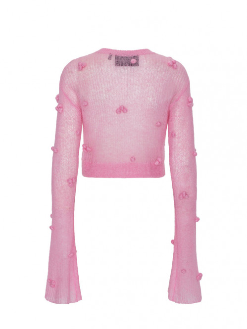 Light knit ls sweat prism pink 