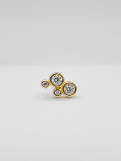 Lil stardust stud gold 
