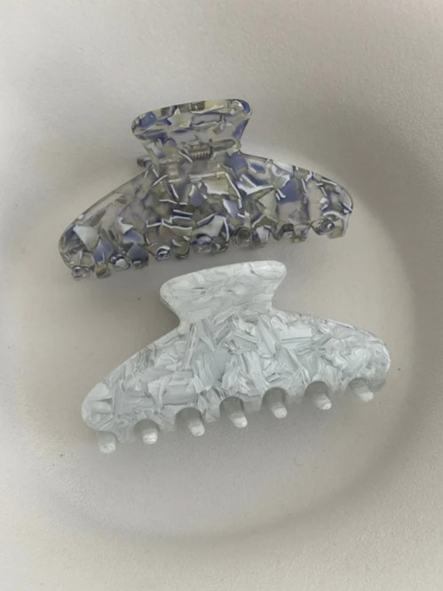 Line clip icey grey 