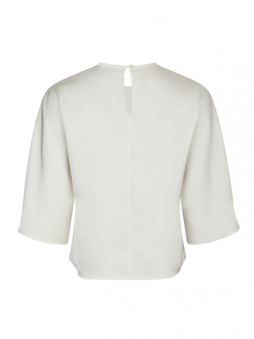 Liora heavy sateen blouse pearl S
