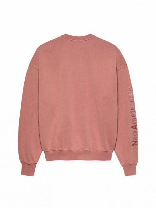 Logo crewneck sweatshirt brown 