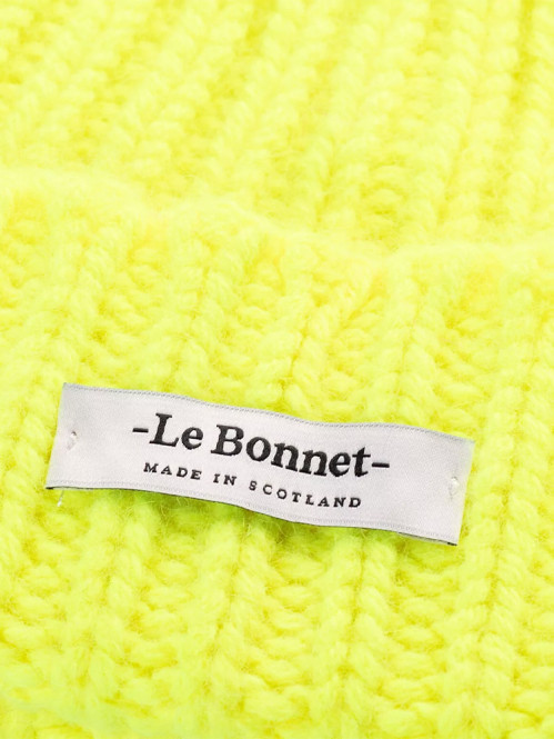 Logo beanie fluo yellow OS