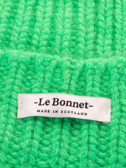 Logo beanie neon green 