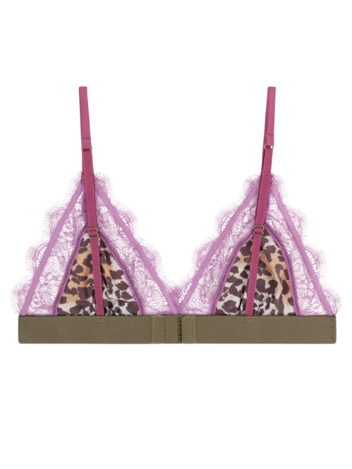 Love lace bra leopard 