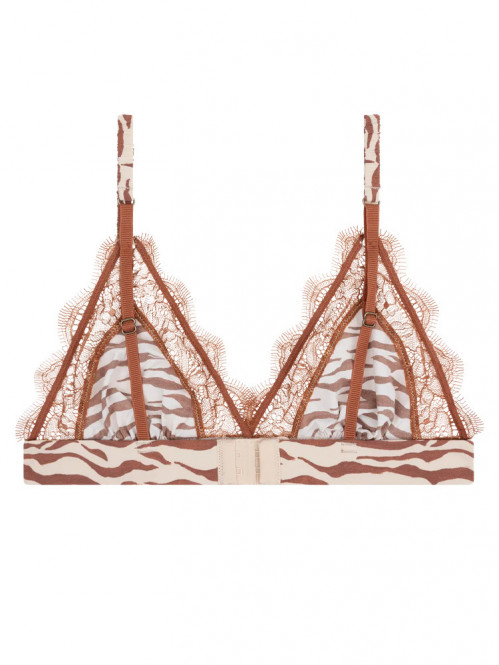 Love lace bra brown 