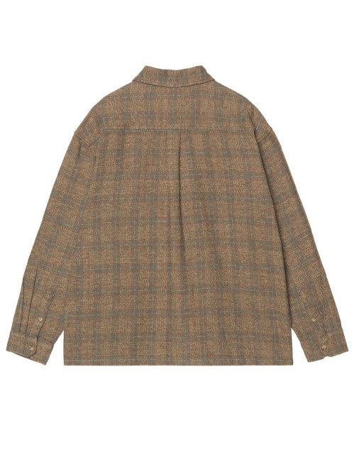LS baglet shirt brown 