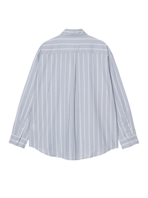 LS beale stripe shirt gentle blue 