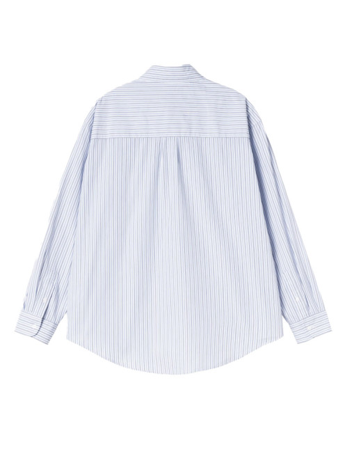 LS Keene shirt white stripe 