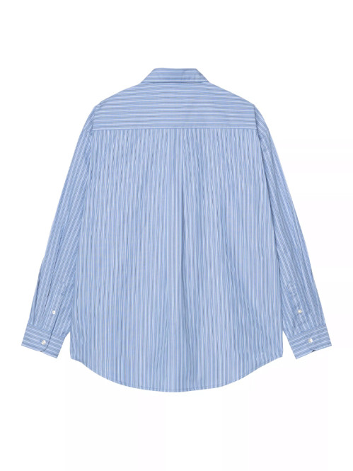 LS Keene shirt curacao stripe L