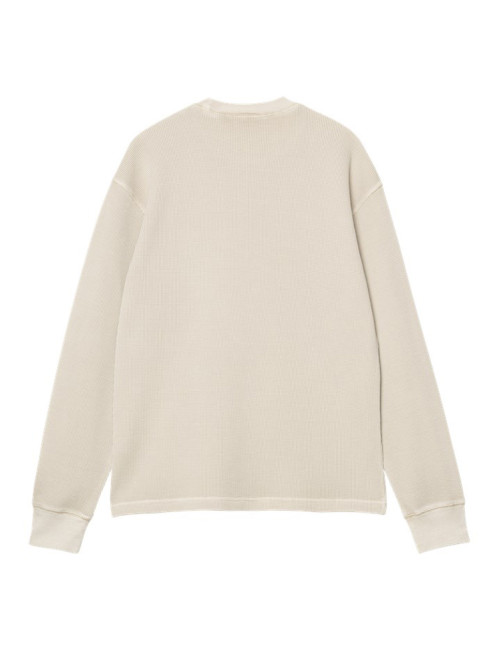 Vista waffle longsleeve fleur de sel L
