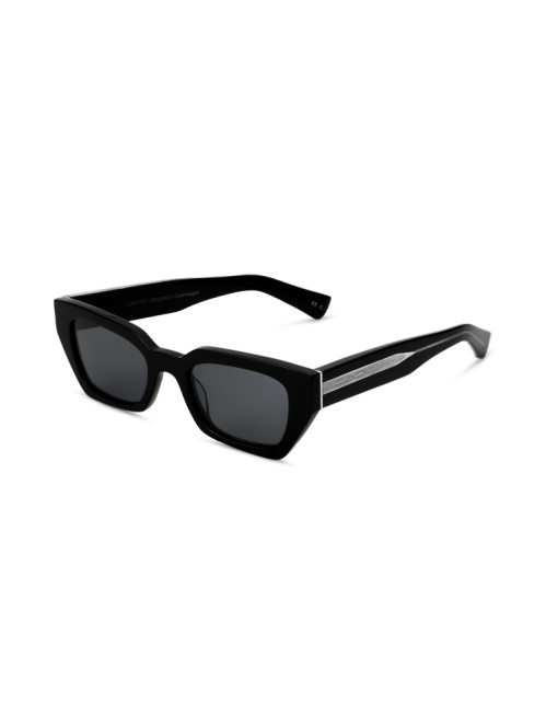 Luna sunglass transparent grey black 