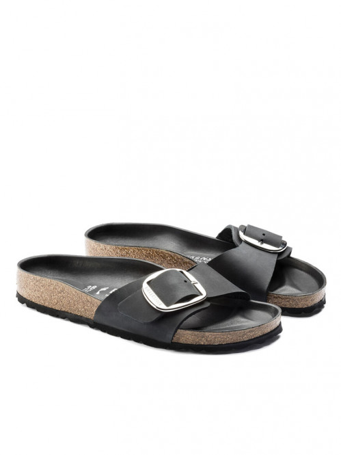 Madrid big buckle sandals black 40