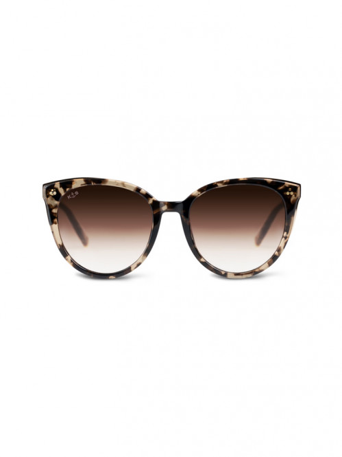 Manhattan sunglass crystal tortoise brown 