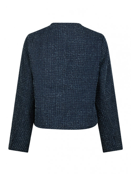 Manua denim structure jacket dk blue 