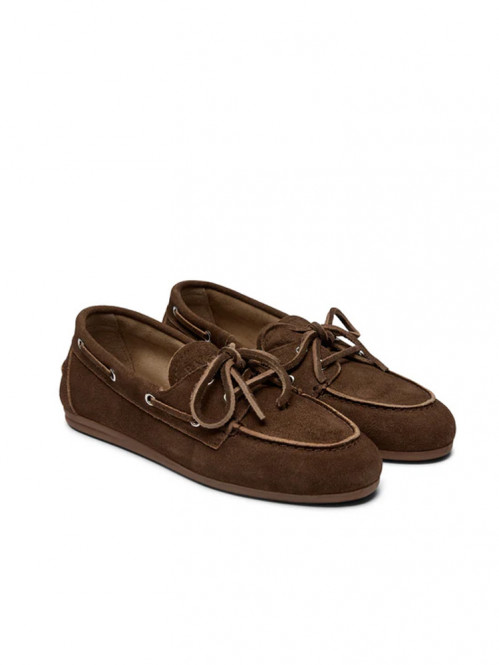 Marin slipper brown suede 