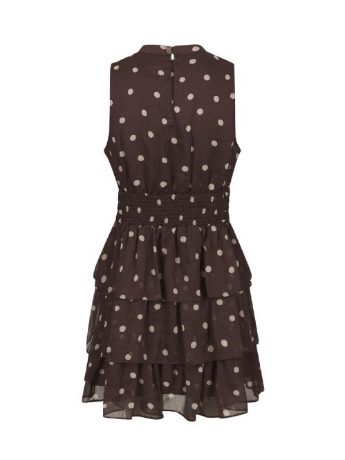May big dot dress brown 