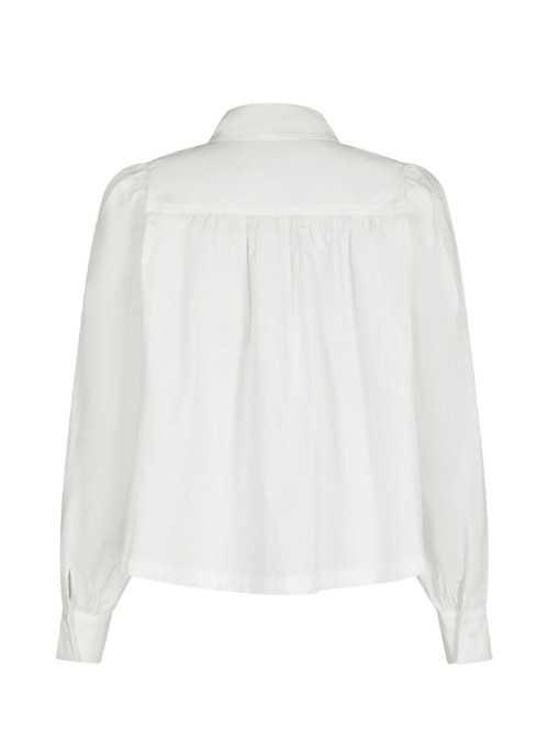Melya poplin shirt white 