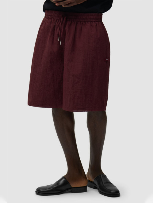 Mesh shorts bordeaux 