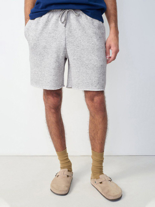 Mevo 09a men shorts gris clair chine L