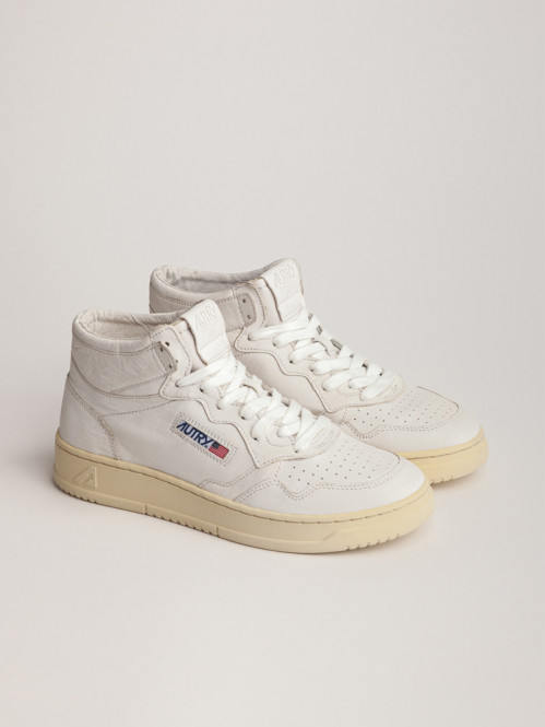 Medalist mid sneaker white 