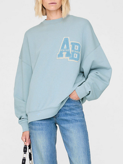 Miles oversized sweatshirt pastel blue S
