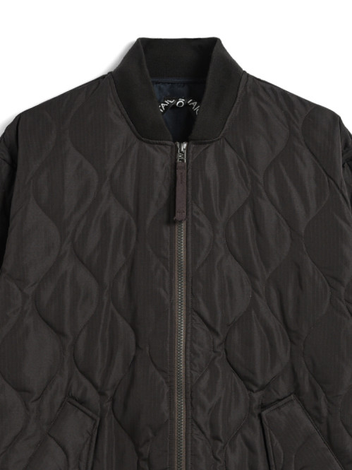 Military down jacket dk choco 