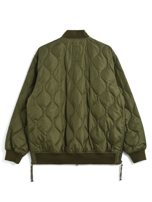 Military down jacket dark olive 