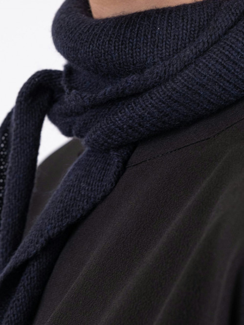 Misty knit scarf navy 