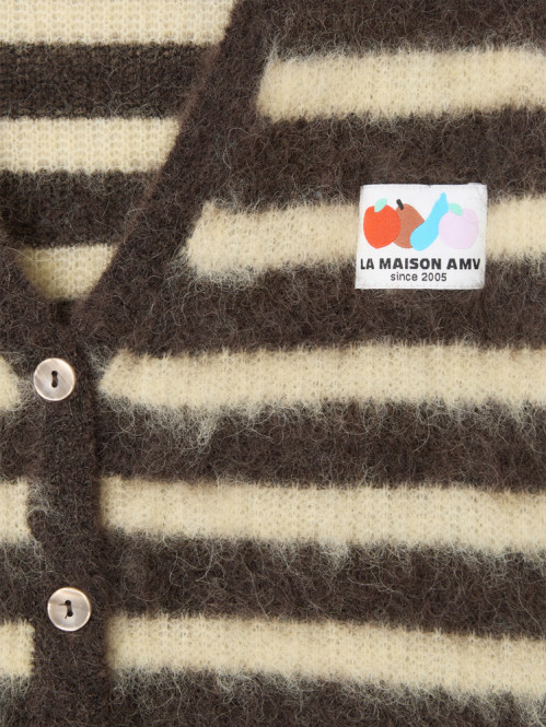 Nen 19a cardigan racine raye 