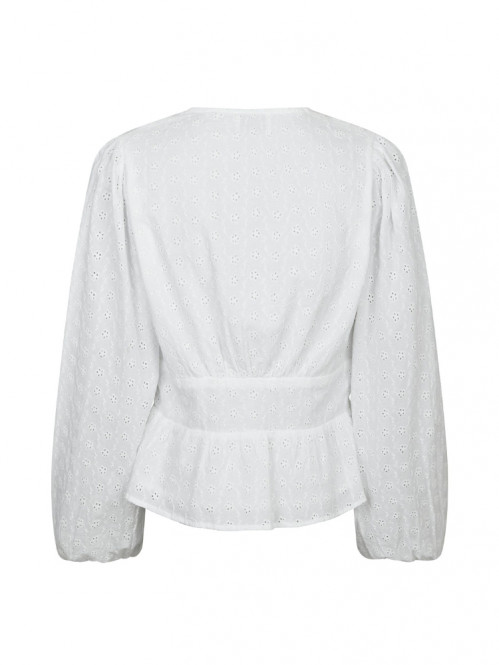 Neroni embroidery blouse white 