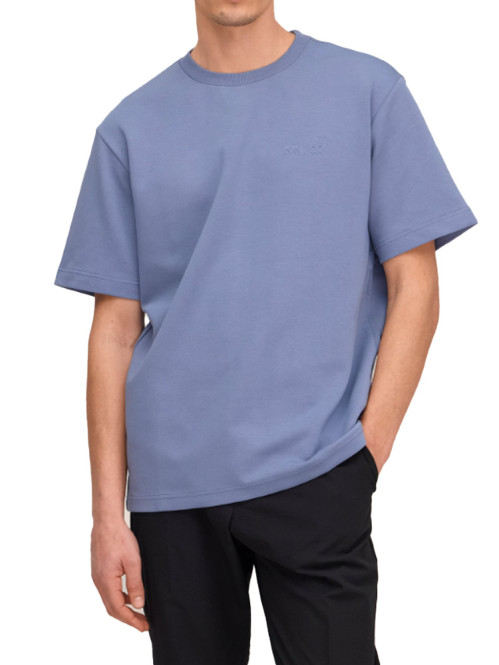 Nat logo tee stone blue 