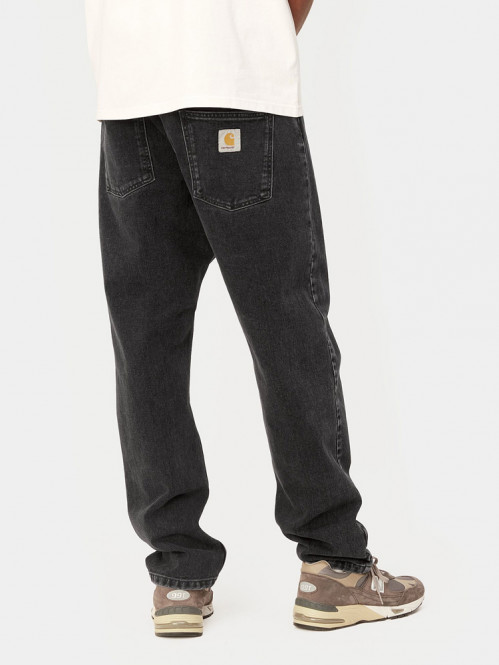 Newel pant black stone washed 