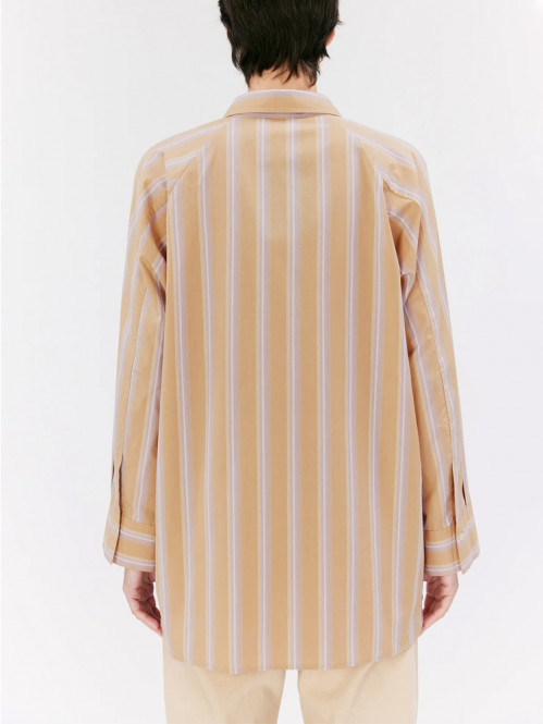 Noelle blouse beige stripe 