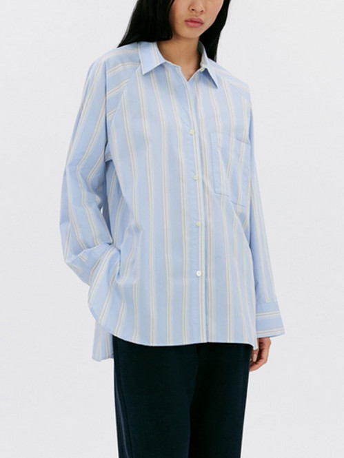 Noelle blouse blue stripe 