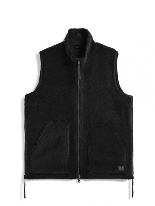 Non down vest blk 