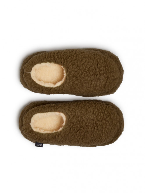The nordic low slipper one tone caramel 